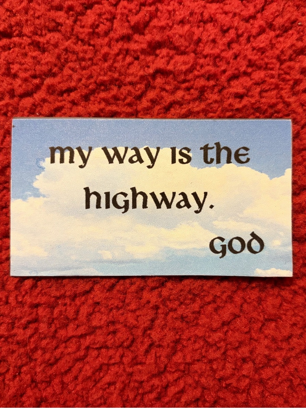 Messages from God magnet